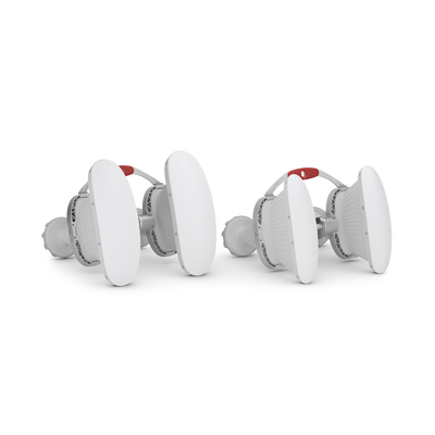 Antena Sectorial Asimétrica de 90° 4900 - 7125 MHz, 15 dBi con soporte mejorado, listas para TwisPort sin pérdida