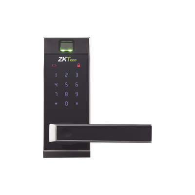 Cerradura Autonoma con Lector de Huella Digital con Teclado tactil y Comunicacion Bluetooth Estándar Americano