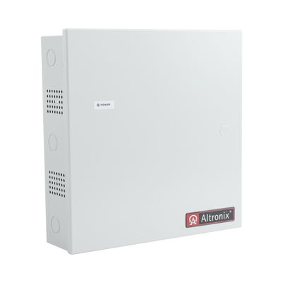 12 o 24 Vcc @ 6 A / fuente tipo control / 1 entrada / 5 salidas / aplicaciones en control de acceso, cctv, incendio , capacidad de baterías / Se requiere baterías. 12 o 24 Vcc @ 6 A / fuente tipo control / 1 entrada / 5 salidas / aplicaciones en control de acceso, cctv, incendio , capacidad de baterías / Se requiere baterías.