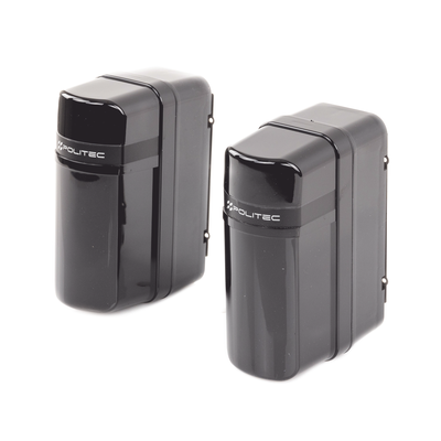 Detector Fotoeléctrico (A baterías) / 0 Falsas Alarmas / Alcance de 60m de Exterior y 350m en interior / Fácil Alineación / Compatible con cualquier panel de alarma Detector Fotoeléctrico (A baterías) / 0 Falsas Alarmas / Alcance de 60m de Exterior y 350m en interior / Fácil Alineación / Compatible con cualquier panel de alarma