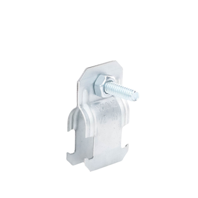 Abrazadera Unicanal para Conduit Pared Gruesa y PVC de 1/2" (13 mm). Abrazadera Unicanal para Conduit Pared Gruesa y PVC de 1/2" (13 mm).