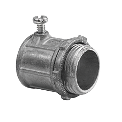 Conector de 3/4" para Tubo Pared Delgada con Tornillos Opresores. Conector de 3/4" para Tubo Pared Delgada con Tornillos Opresores.