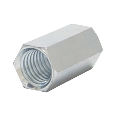 Cople hexagonal roscado cuerda máquina galvanizado de 7.9mm ( 5/16") Cople hexagonal roscado cuerda máquina galvanizado de 7.9mm ( 5/16")