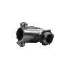 Conector curvo para tubo flexible 1/2" (13 mm)