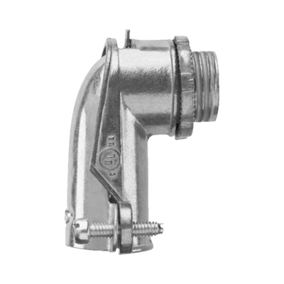 Conector curvo para tubo flexible 3/4" (19 mm)