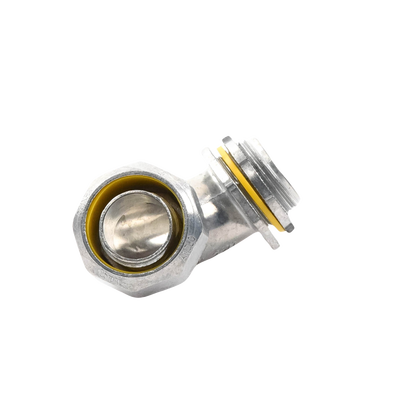 Conector Curvo para tubo tipo Liquidtight 1" (25 mm). Compatible con ANC-COT-100.