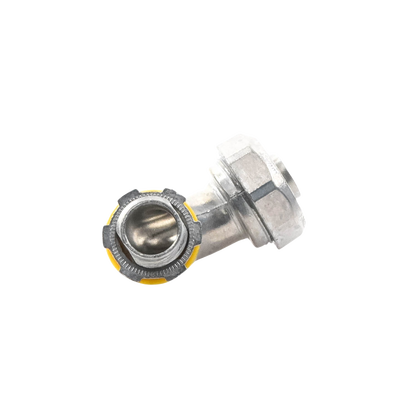 Conector Curvo para tubo tipo Liquidtight de 1/2" (13 mm). Compatible con ANC-COT12.