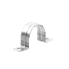 Abrazadera tipo Omega para Conduit Pared Delgada de 1 1/2" (38 mm). Abrazadera tipo Omega para Conduit Pared Delgada de 1 1/2" (38 mm).