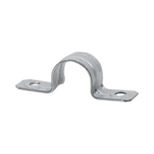 Abrazadera tipo Omega para Conduit Pared Delgada de 1/2" (13 mm). Abrazadera tipo Omega para Conduit Pared Delgada de 1/2" (13 mm).