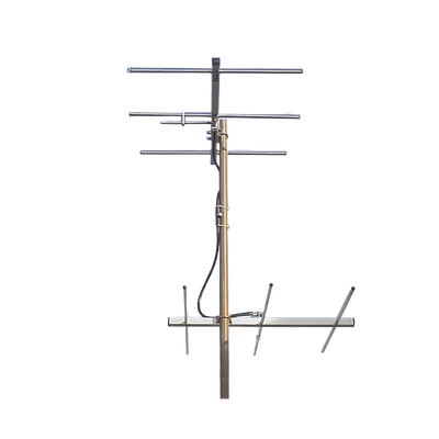 Juego de antena bidireccional, 3 elementos, 3 dB, Canal 12