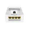 Punto de Acceso Wi-Fi 6 / 2.975 Gbps / MU-MIMO 2x2:2 / 1 Puerto 10/100/1000 Mbps (PoE In) / 4 Puertos 10/100/1000 Mbps LAN / Smart Antenna 20% más cobertura / Instalación en pared / Seguridad WPA3 / Administración en nube