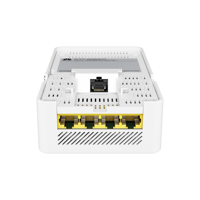 Punto de Acceso Wi-Fi 6 / 2.975 Gbps / MU-MIMO 2x2:2 / 1 Puerto 10/100/1000 Mbps (PoE In) / 4 Puertos 10/100/1000 Mbps LAN / Smart Antenna 20% más cobertura / Instalación en pared / Seguridad WPA3 / Administración en nube