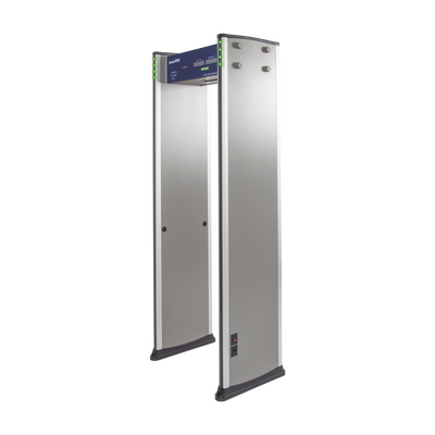 Detector de metales de 6 zonas/ Uso en Interior/ Contador de alarmas y Personas