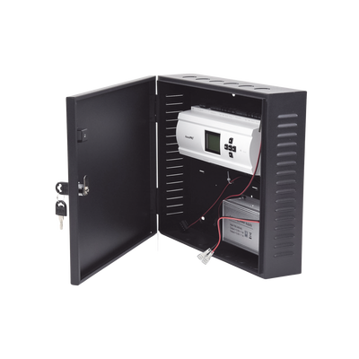 Controlador de Acceso / 4 Puertas / Biometría Integrada / 3,000 Huellas / Compatible con Sistemas de Elevadores (10 Pisos) / Incluye Gabinete y Fuente de Alimentación 12Vcc/5A