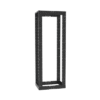 Rack de Cuatro Postes Estándar de 19", Rieles Roscados #12-24, Profundidad Ajustable de 23 a 42 in, 45 Unidades de Rack, Color Negro