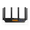 Router WiFi 6 Doble Banda / AX5400 MU-MIMO 4X4 y OFDMA / 1 puerto WAN 10/100/1000 Mbps / 4 puertos LAN 10/100/1000 Mbps / 1 puerto USB 3.0 / 6 potentes antenas / Administración App (Tether) o Página web / Protección HomeShield