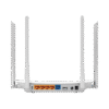 Router Inalámbrico doble banda AC, 2.4 GHz y 5 GHz Hasta 1200 Mbps, 4 antenas externas omnidireccional, 4 Puertos LAN 10/1000 Mbps, 1 Puerto WAN 10/1000 Mbps
