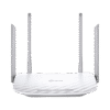 Router Inalámbrico doble banda AC, 2.4 GHz y 5 GHz Hasta 1200 Mbps, 4 antenas externas omnidireccional, 4 Puertos LAN 10/1000 Mbps, 1 Puerto WAN 10/1000 Mbps