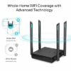 Router Inalámbrico AC 1200 / Doble Banda MU-MIMO / 1 puerto WAN 10/100/1000 Mbps / 4 puertos LAN 10/100/1000 Mbps / Compatible con EasyMesh / Administración Web o App Tether