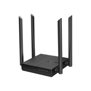 Router Inalámbrico AC 1200 / Doble Banda MU-MIMO / 1 puerto WAN 10/100/1000 Mbps / 4 puertos LAN 10/100/1000 Mbps / Compatible con EasyMesh / Administración Web o App Tether
