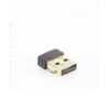 Mini Adaptador USB inalámbrico doble banda AC 600 Mbps, antena onmidireccional.