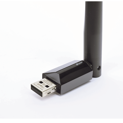 Adaptador USB inalámbrico doble banda AC 600 Mbps, antena de alta ganancia. Adaptador USB inalámbrico doble banda AC 600 Mbps, antena de alta ganancia.