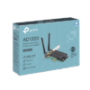 Adaptador PCI inalámbrico doble banda AC 1200 Mbps / Antena de alta ganancia / Tecnología MU-MUMO 2X2 / Soporte de perfil bajo y Altura completa