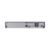 NVR 4 canales grabacion hasta 8MP / H.265, H.264 / P2P Wisenet / 4 puertos PoE Plug and play / soporta 1 disco duro (no incluido).