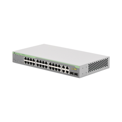 Switch WebSmart de 24 puertos 10/100 Mbps + 2 puertos 10/100/1000 Mbps + 2 SFP Gigabit Combo