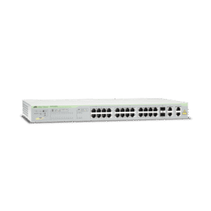 WebSmart Switch, 24 puertos PoE+ 10/100 Mbps + 2 puertos 10/100/1000 Mbps + 2 SFP Gigabit Combo, 193 W WebSmart Switch, 24 puertos PoE+ 10/100 Mbps + 2 puertos 10/100/1000 Mbps + 2 SFP Gigabit Combo, 193 W