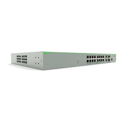 Switch PoE+ Administrable CentreCOM FS980M, Capa 3 de 16 Puertos 10/100 Mbps + 2 puertos RJ45 Gigabit/SFP Combo, 250W Switch PoE+ Administrable CentreCOM FS980M, Capa 3 de 16 Puertos 10/100 Mbps + 2 puertos RJ45 Gigabit/SFP Combo, 250W