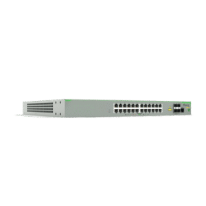 Switch PoE+ Administrable CentreCOM FS980M, Capa 3 de 24 Puertos 10/100 Mbps + 4 puertos SFP, 375 W Switch PoE+ Administrable CentreCOM FS980M, Capa 3 de 24 Puertos 10/100 Mbps + 4 puertos SFP, 375 W