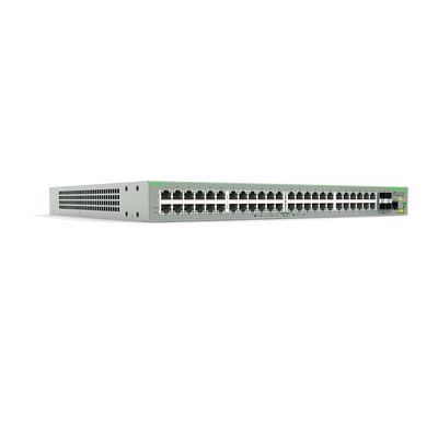Switch PoE+ Administrable CentreCOM FS980M, Capa 3 de 48 Puertos 10/100Mbps + 4 SFP Gigabit, 375W