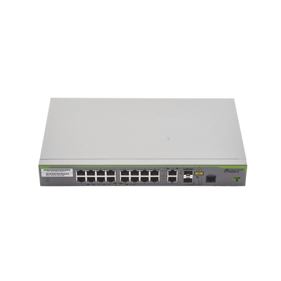 Switch Administrable CentreCOM FS980M, Capa 3 de 16 Puertos 10/100 Mbps + 2 puertos RJ45 Gigabit/SFP Combo Switch Administrable CentreCOM FS980M, Capa 3 de 16 Puertos 10/100 Mbps + 2 puertos RJ45 Gigabit/SFP Combo