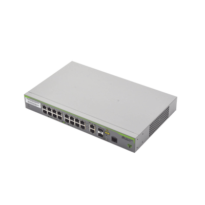 Switch Administrable CentreCOM FS980M, Capa 3 de 16 Puertos 10/100 Mbps + 2 puertos RJ45 Gigabit/SFP Combo Switch Administrable CentreCOM FS980M, Capa 3 de 16 Puertos 10/100 Mbps + 2 puertos RJ45 Gigabit/SFP Combo