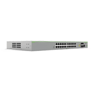 Switch administrable 24 puertos 10/100 4 x 10/1000x SFP incluye fuente
