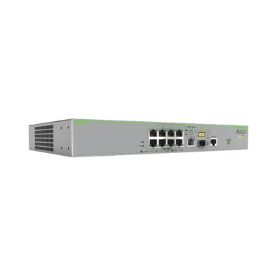Layer 3 Lite Managed Access Switch, 8x 10/100T PoE, 1x SFP uplink, US Power Cord.