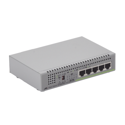 Switch Gigabit No Administrable, 5 Puertos 10/100/1000 Mbps fuente de alimentación interna Switch Gigabit No Administrable, 5 Puertos 10/100/1000 Mbps fuente de alimentación interna