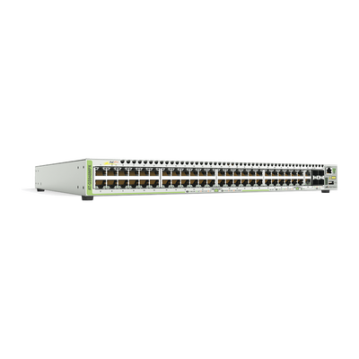 Switch PoE+ Stackeable Capa 3, 48 puertos 10/100/1000 Mbps + 2 puertos SFP Combo + 2 puertos SFP+ 10 G Stacking, 370 W Switch PoE+ Stackeable Capa 3, 48 puertos 10/100/1000 Mbps + 2 puertos SFP Combo + 2 puertos SFP+ 10 G Stacking, 370 W