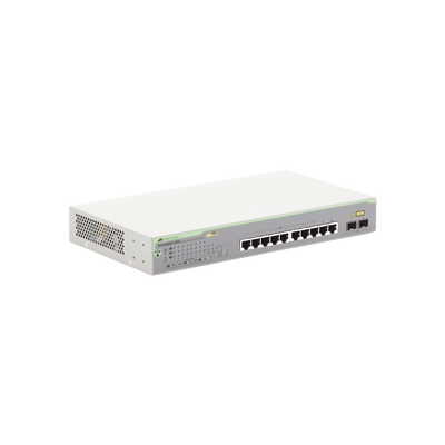 Switch PoE+ Gigabit WebSmart de 10 puertos 10/100/1000 Mbps (2 x Combo) + 2 puertos gigabit SFP (Combo), 75 W Switch PoE+ Gigabit WebSmart de 10 puertos 10/100/1000 Mbps (2 x Combo) + 2 puertos gigabit SFP (Combo), 75 W