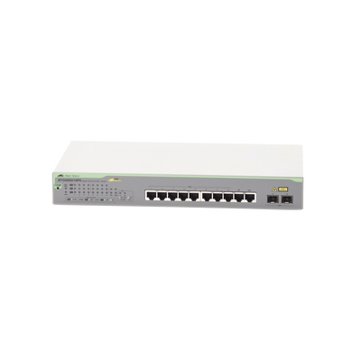 Switch PoE+ Gigabit WebSmart de 10 puertos 10/100/1000 Mbps (2 x Combo) + 2 puertos gigabit SFP (Combo), 75 W Switch PoE+ Gigabit WebSmart de 10 puertos 10/100/1000 Mbps (2 x Combo) + 2 puertos gigabit SFP (Combo), 75 W