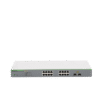 Switch PoE+ Gigabit WebSmart de 16 puertos 10/100/1000 Mbps (2 x Combo) + 2 puertos gigabit SFP (Combo), 185 W Switch PoE+ Gigabit WebSmart de 16 puertos 10/100/1000 Mbps (2 x Combo) + 2 puertos gigabit SFP (Combo), 185 W