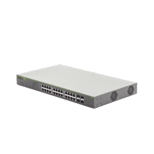 Switch PoE+ Gigabit WebSmart de 24 puertos 10/100/1000 Mbps + 4 puertos SFP Gigabit, 185 W, Version 2 Switch PoE+ Gigabit WebSmart de 24 puertos 10/100/1000 Mbps + 4 puertos SFP Gigabit, 185 W, Version 2
