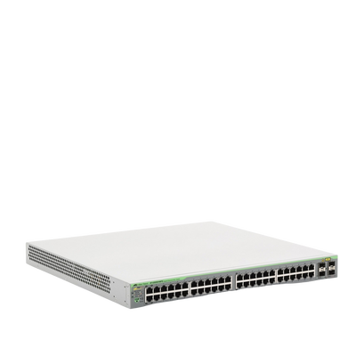 Switch PoE+ Gigabit WebSmart de 48 puertos 10/100/1000 Mbps (24 Puertos PoE) + 4 puertos gigabit SFP (Combo), 370 W