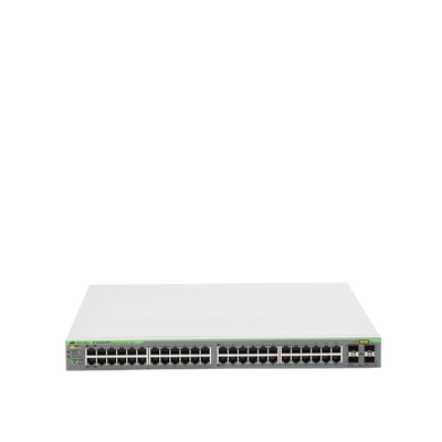 Switch PoE+ Gigabit WebSmart de 48 puertos 10/100/1000 Mbps (24 Puertos PoE) + 4 puertos gigabit SFP (Combo), 370 W