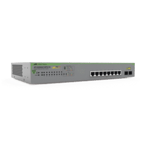 Switch PoE+ Gigabit WebSmart de 10 puertos 10/100/1000 Mbps (2 x Combo) + 2 puertos gigabit SFP (Combo), 75 W