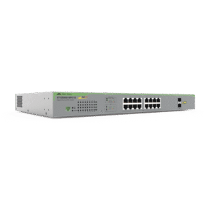 Switch PoE+ Gigabit WebSmart de 16 puertos 10/100/1000 Mbps (2 x Combo) + 2 puertos gigabit SFP (Combo), 185 W