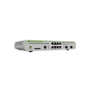 Switch Administrable CentreCOM GS970M, Capa 3 de 8 Puertos 10/100/1000 Mbps + 2 puertos SFP Gigabit Switch Administrable CentreCOM GS970M, Capa 3 de 8 Puertos 10/100/1000 Mbps + 2 puertos SFP Gigabit