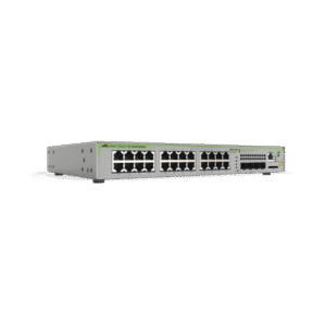 Switch Administrable CentreCOM GS970M, Capa 3 de 24 Puertos 10/100/1000 Mbps + 4 SFP Gigabit Switch Administrable CentreCOM GS970M, Capa 3 de 24 Puertos 10/100/1000 Mbps + 4 SFP Gigabit