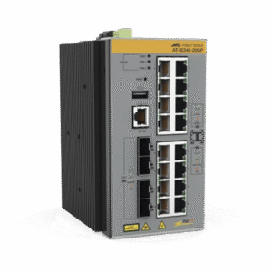 Switch Industrial Capa 3, 16x 10/100/1000T PoE+, 4x 100/1000X SFP (TAA compliant)